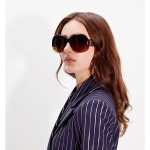 Simon Miller Delarge Faro Sunglasses - tortoise pattern with Yellow Case